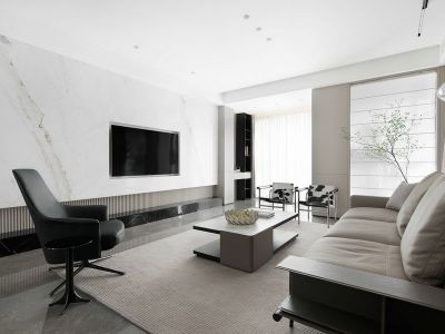 中交·碧桂园·映象美庐现代风格121平米装修案例