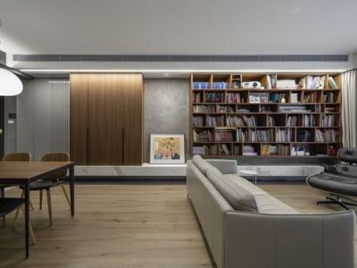 中海·悦湖东方现代风格117平米装修案例