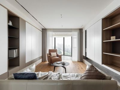 丽雅·江宸现代风格120平米装修案例