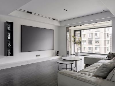 佳兆业东江新城现代风格123平米装修案例