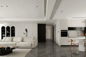 [北京今朝装饰]200㎡现代轻奢混搭风，既有现代质感又有法式浪漫，属于大平层的专属定制