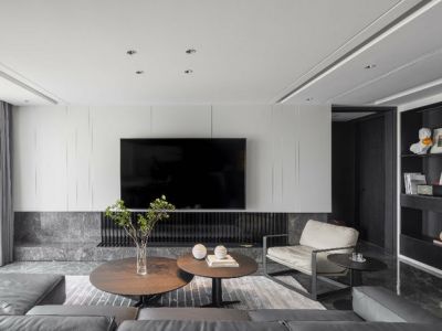 颐和四季府现代风格122平米装修案例