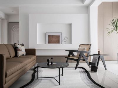 玄武宝龙城北欧风格109平米客装修案例