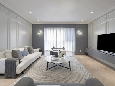 车都春台里118平简约风格三居室装修案例