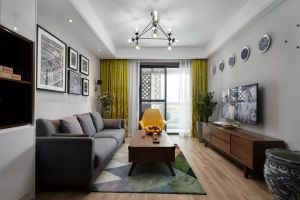 [北京今朝装饰]68平的现代风小户型，餐厨结合起来，卫生间彻底干湿分离