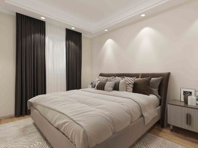 体育广场A区94平米现代二居装修案例