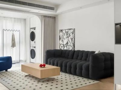 天府万科城镜山125平米现代简约风三居装修案例