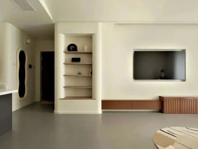 领地观江府120㎡奶油风三居装修案例