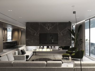 水韵花都幸福里现代风格140平米装修案例