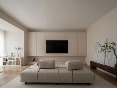 方圆天俊简约风格105平米装修案例