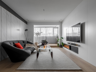 远大美域92平米现代风格三室两厅装修案例