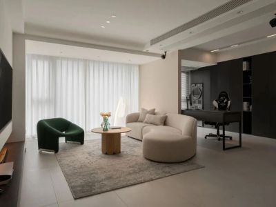 天悦城98㎡现代二居装修案例