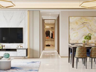 碧桂园南站新城现代风格125平米装修案例