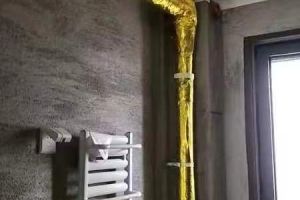 [邯郸一跃装饰]隐蔽工程下水管做降噪处理保护