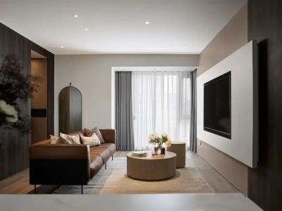 艺泰安邦120㎡三居室现代风格装修案例